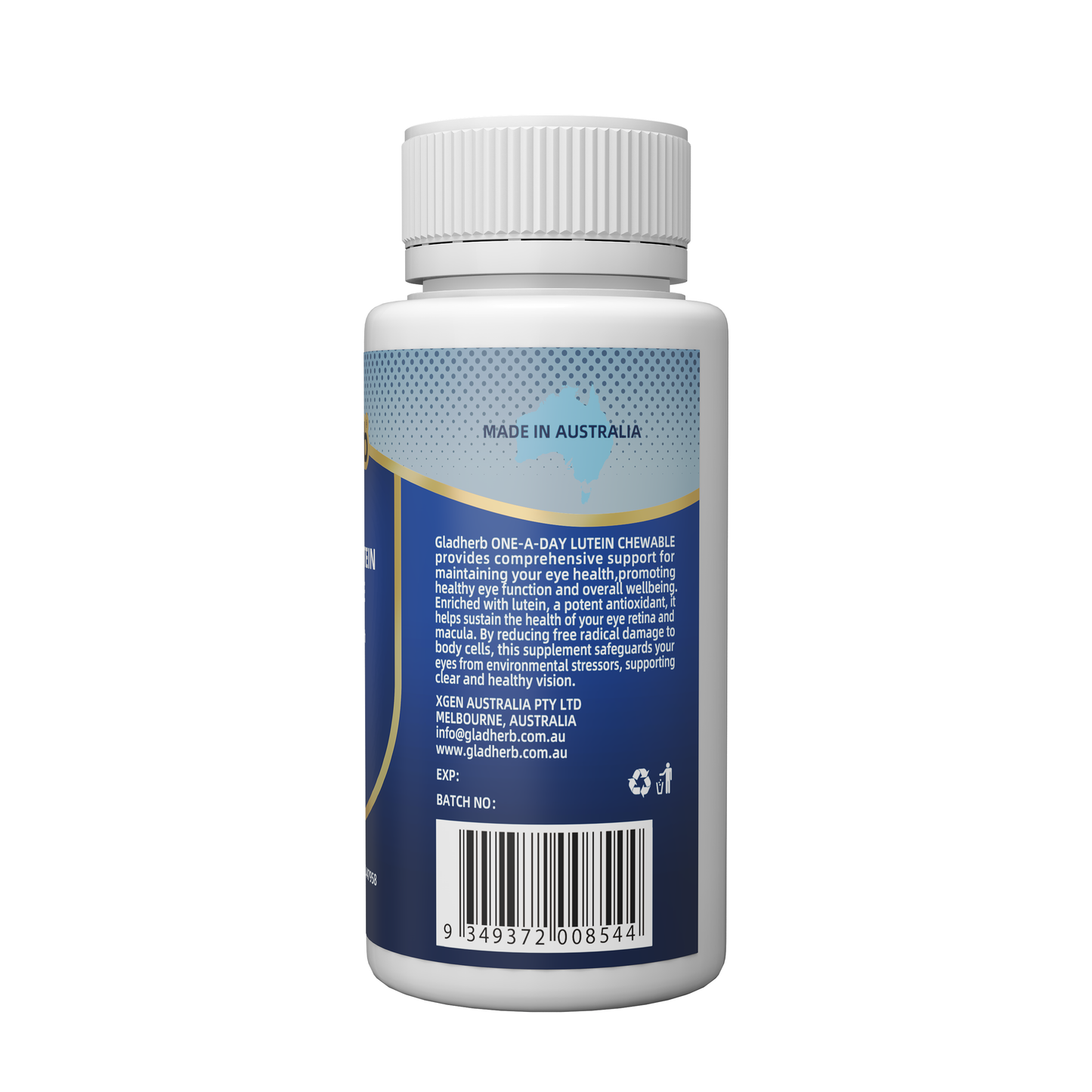 gladherb - ONE-A-DAY LUTEIN CHEWABLE - 60 Tabs